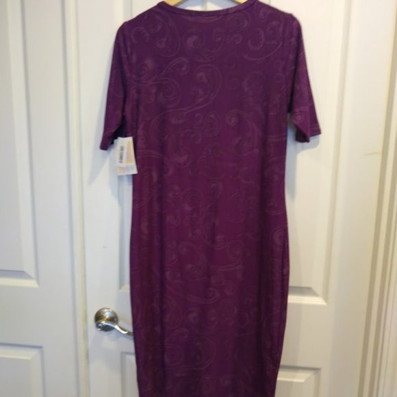NWT LuLaRoe Julia Dress size Medium - Picture 3 of 4